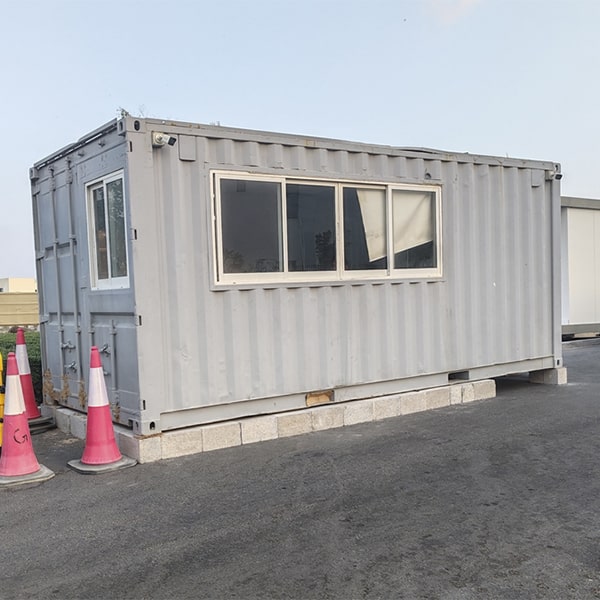 the portable classroom trailers measure 24 feet by 60 feet and have a capacity of 40 students